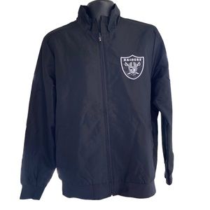 NFL Las Vegas Raiders Full-Zip Light Weigh Jacket black size XLarge